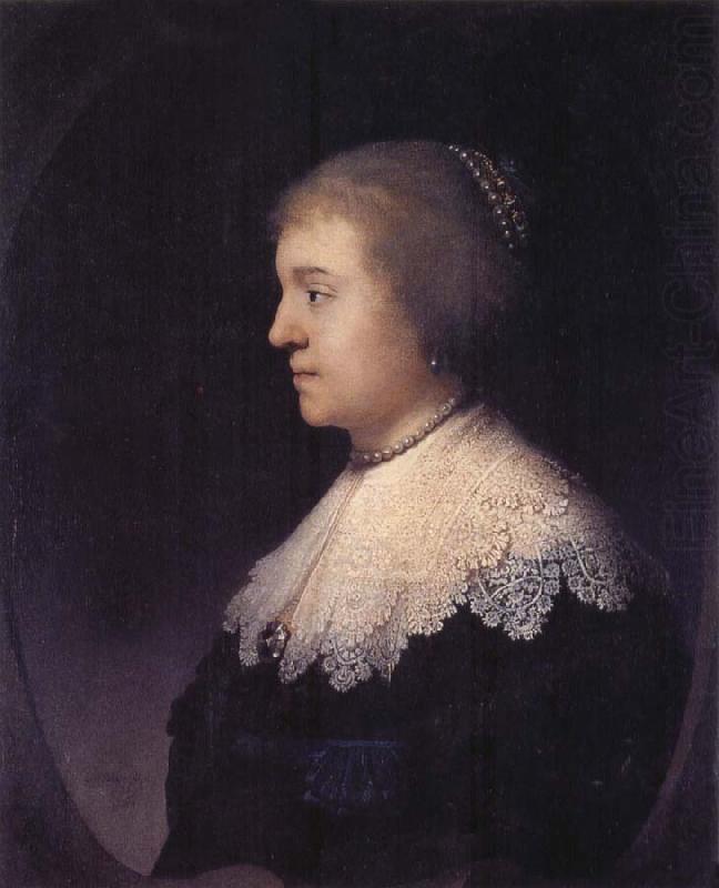 Amalia van Solms, REMBRANDT Harmenszoon van Rijn